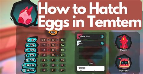 Egg Hatching in Temtem